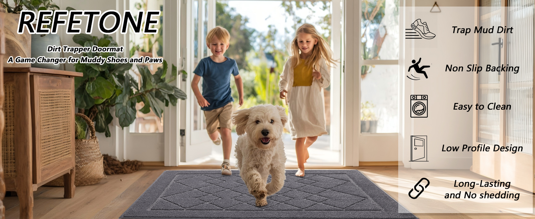 Amazon.com: REFETONE Dirt Trapper Door Mat 32