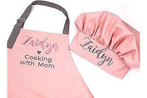 Personalized Kids Apron and Chef Hat Set