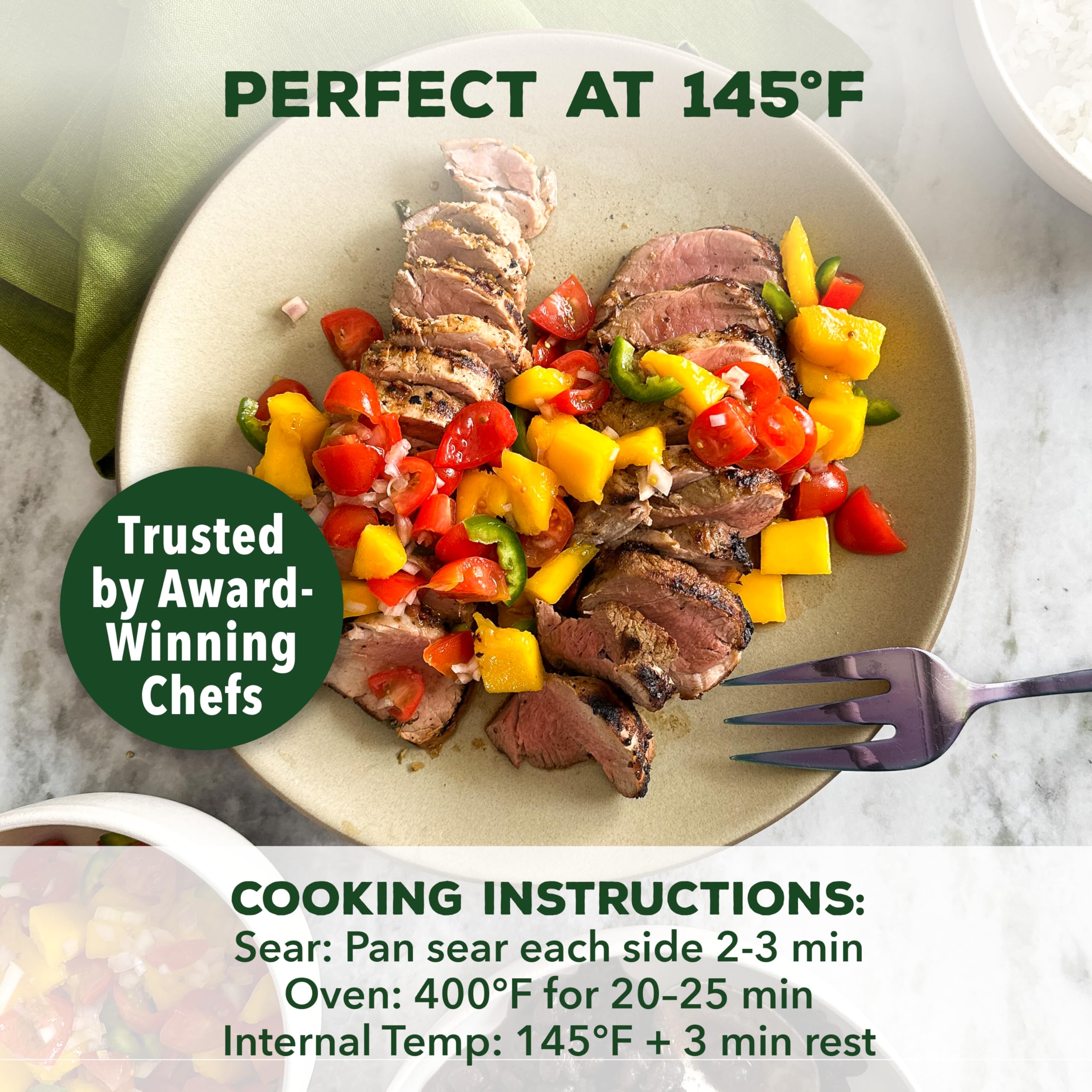 Niman Ranch Pork Tenderloin 15 oz — view 9