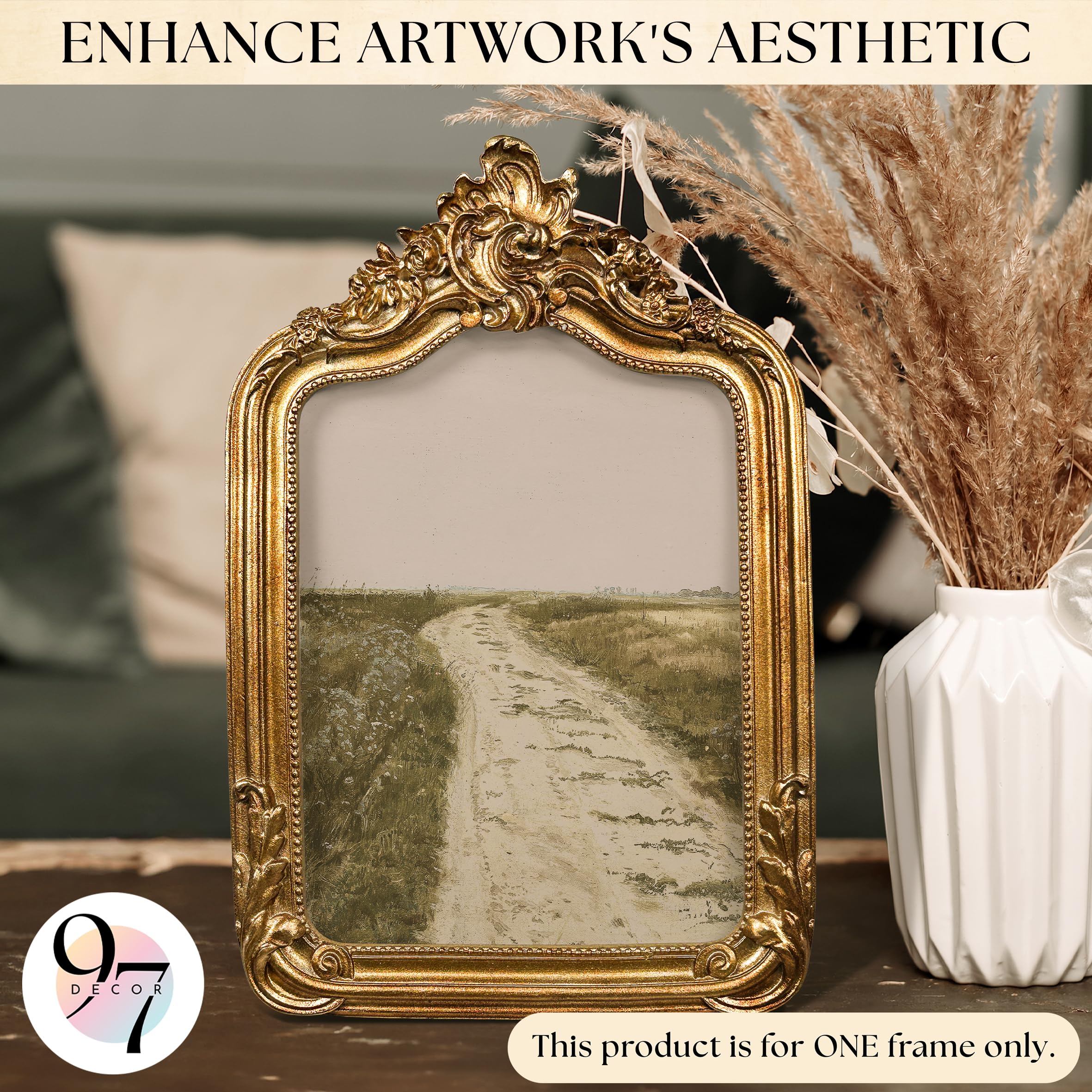 Amazon.com - 97 Decor 8x10 Vintage Picture Frame - Elegant Antique