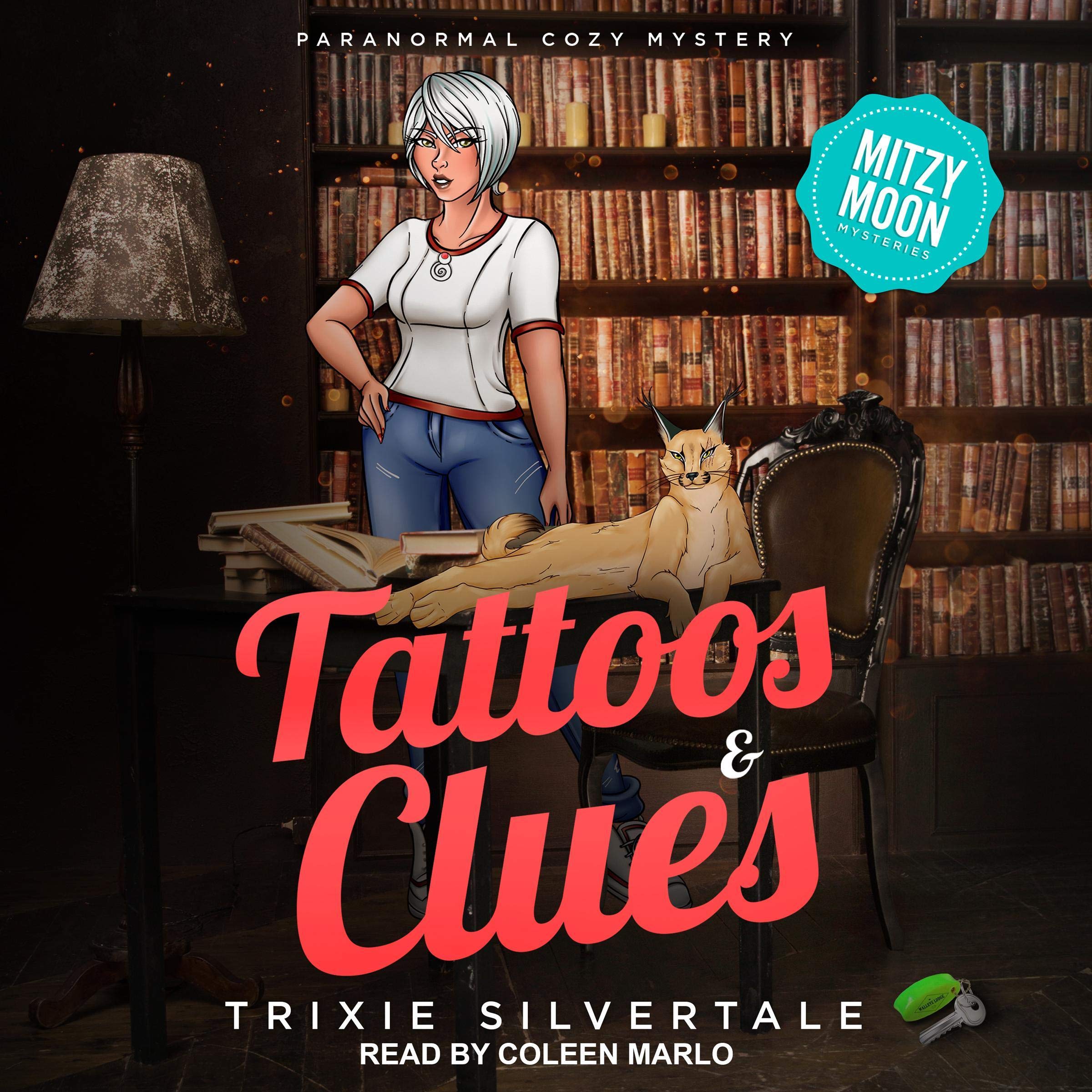 Cover art for Tattoos &amp; Clues: Paranormal Cozy Mystery