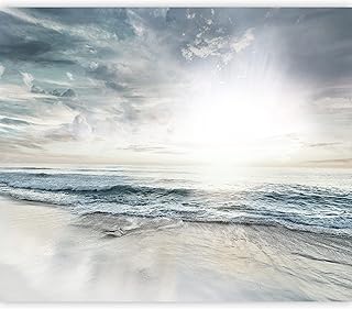 artgeist Premium Wall Mural Sea 98x69 in - Non-Woven Wallpaper Fleece Wall Decor Photo Print Picture Image Design Home Mural Landscape Nature Wave b-C-10218-a-a