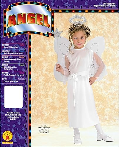 Miniatura 4 de Disfraz infantil de ángel de la casa embrujada, M, Multicolor