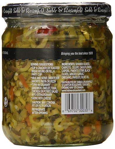 Miniatura 4 de Sable & Rosenfeld Bruschetta - Topping de oliva, mediano, 16 onzas