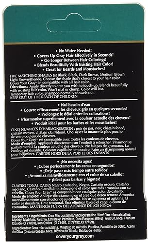 Miniatura 10 de Cover Your Gray Palo de retoque de color de cabello para hombres - marrón oscuro