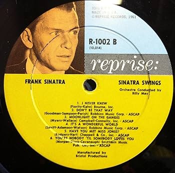 Frank Sinatra Sinatra Swings UK(英)盤LP後期盤 SINATRA SWINGS (3cd set) | Not Now Music