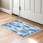 Home Beyond & HB design - 4x6 Rug de zone, non glissant Lavable Low Pile Soft Lightweight Médaillon Vintage Rugs pour chambre à coucher Salon Salle à manger Bureau de cuisine Home Décor, brun et blanc