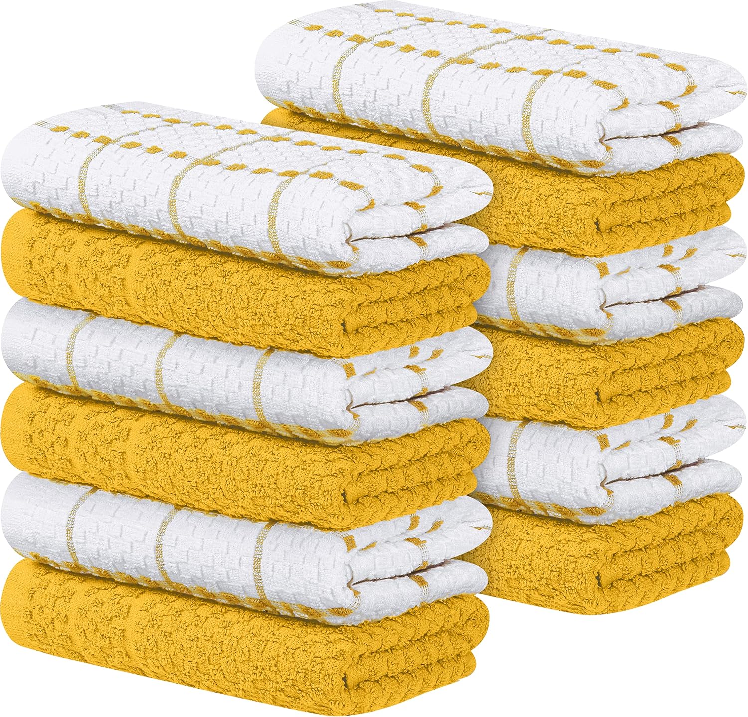 Amazon.com: Utopia Towels Kitchen Towels [12 Pack}, 15 x 25 Inches, 100 ...