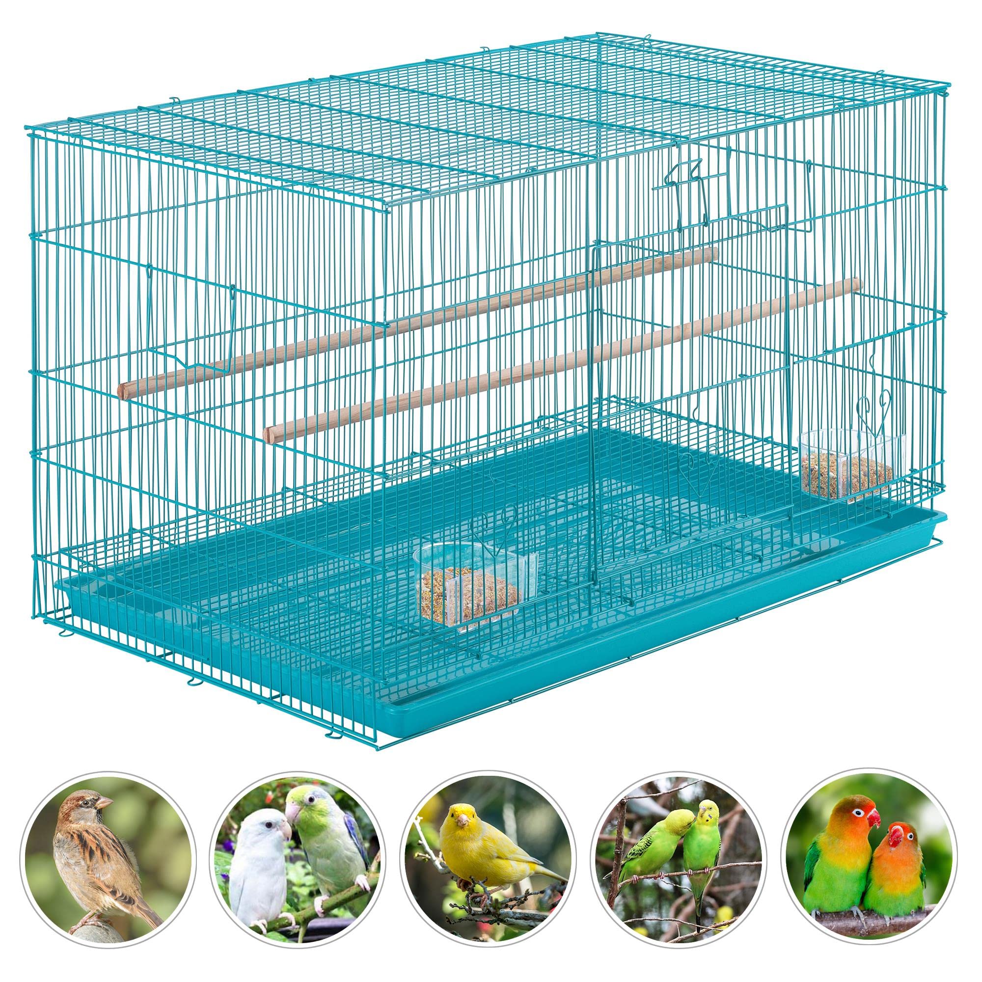 Snapklik.com : Flight Bird Cage Metal Extra Space Parakeet Cage For ...