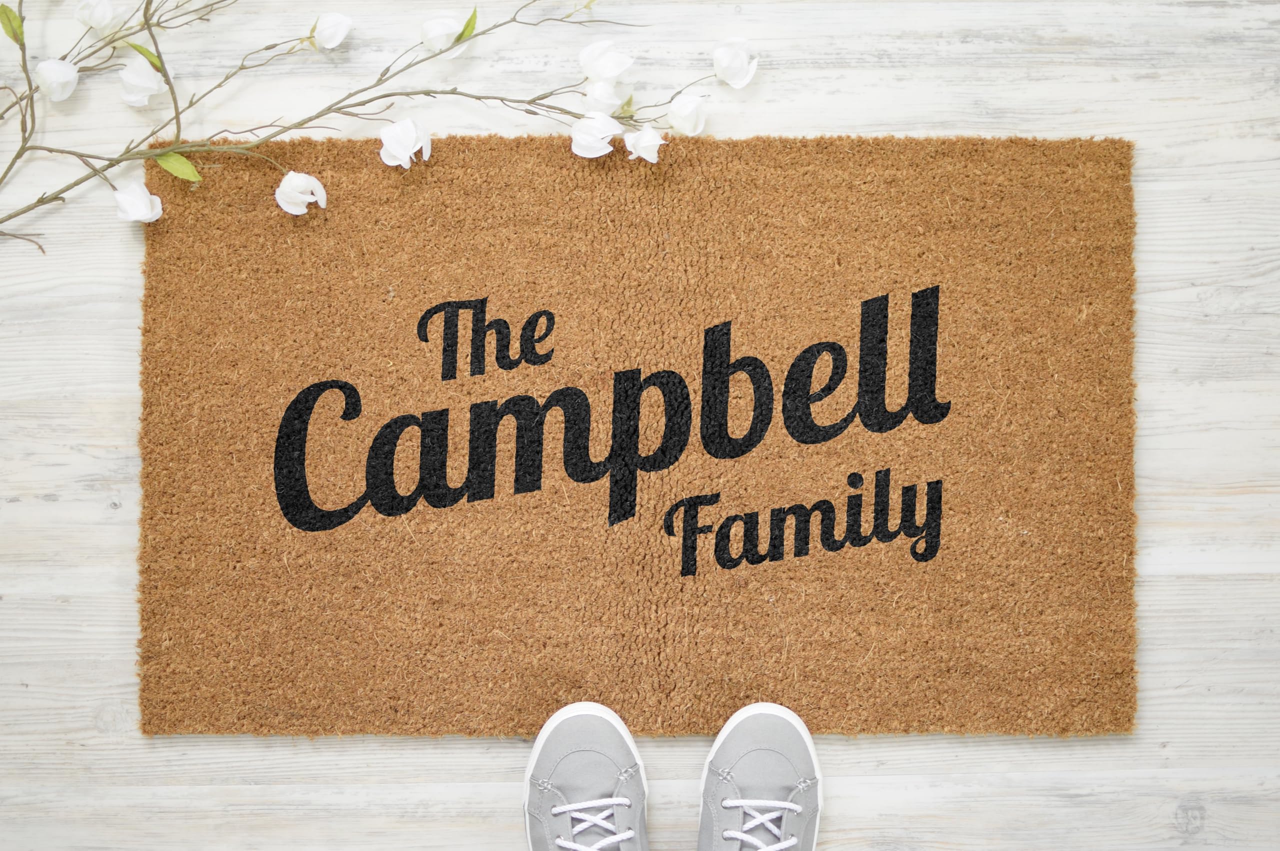Active Window Films Personalised Genuine Coir Door Mat/Heavy Duty Home Entrance Matting Large (Style 7)