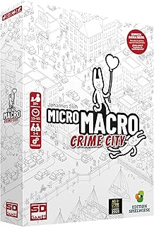 Comprar SD GAMES MICROMACRO Crime City - Juego Detectives Ganador As d'Or Mejor Juego 2021, Mayores 10 Años, 1 a 4 Jugadores