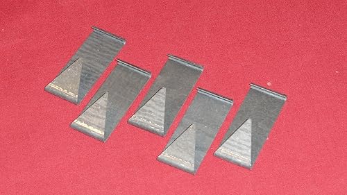 Miniatura 2 de Juego de cinco (5) ganchos de longitud corta de 2.5 pulgadas de largo Amish hechos a mano galvanizados para decoración de casa de revestimiento.