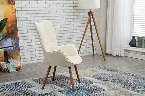 Miniatura 44 de Roundhill Furniture - Silla decorativa doarnin contemporánea de terciopelo sedoso con respaldo de botones, Tela, Amarillo