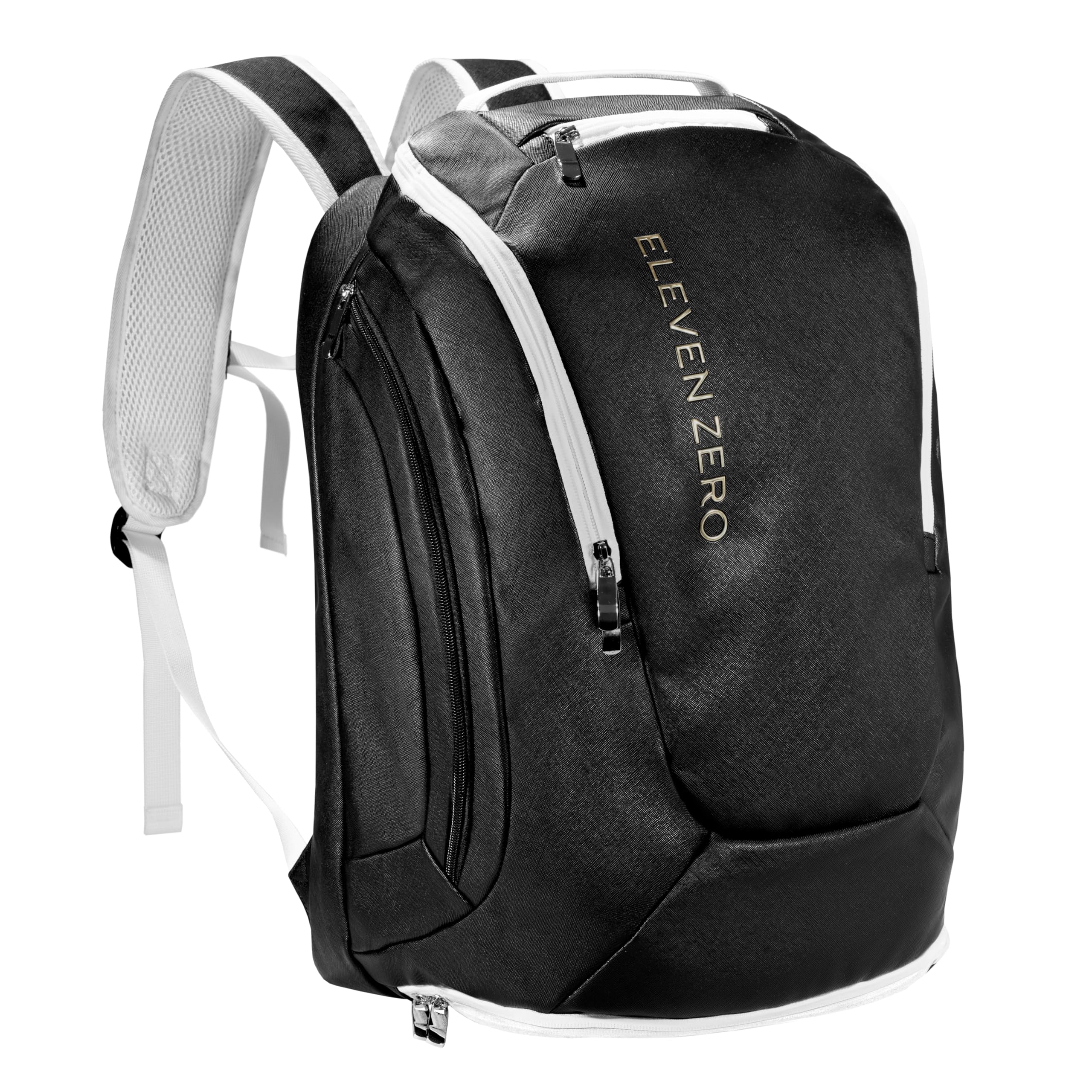 Eleven Zero EZ Pickleball Backpack – Spacious Durable and Stylish Bag for Paddles, Balls, and Gear – Ideal for Players of All Levels (Black)