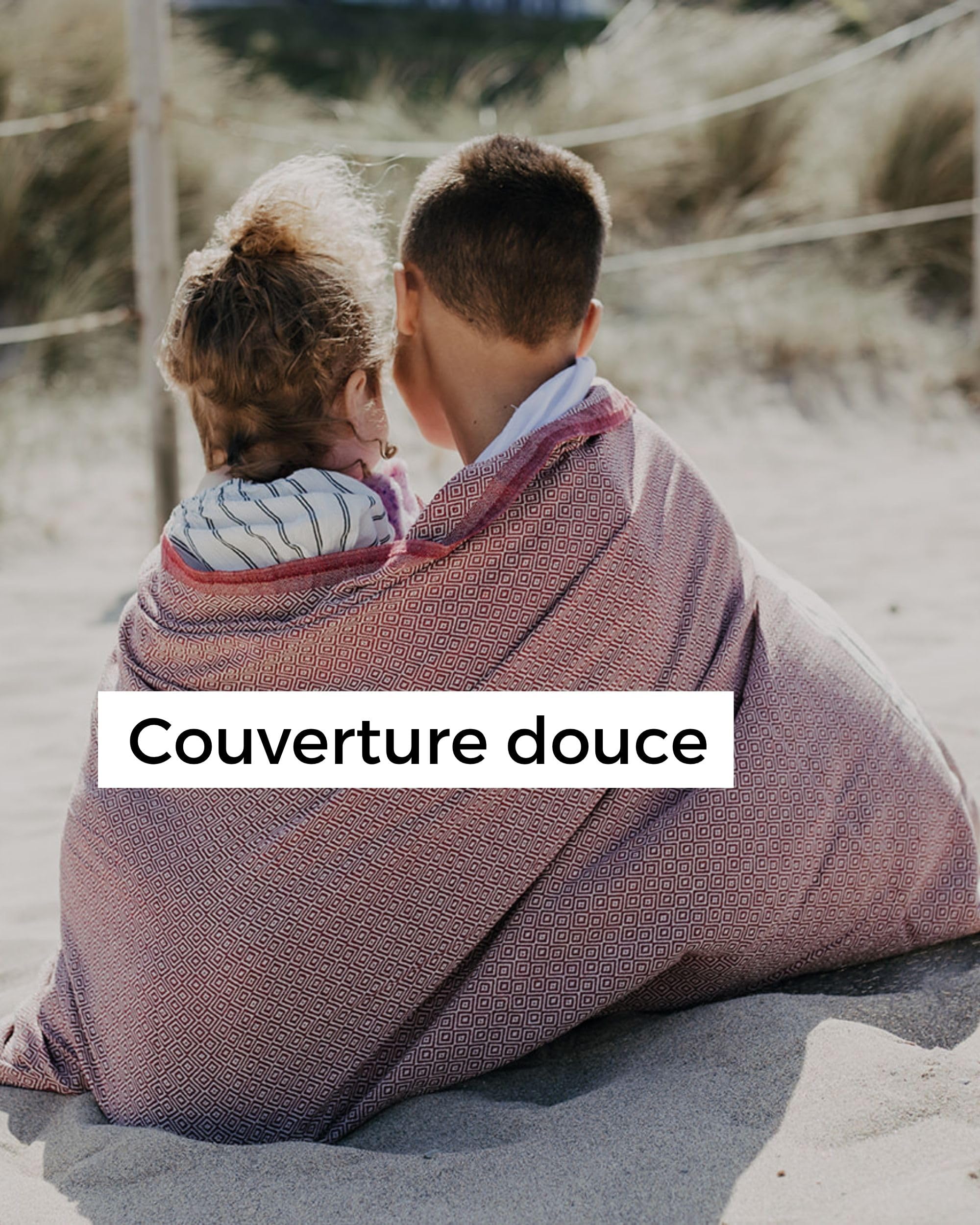 Serviette de Plage XXL - Lot de 2 - Coton | Fouta Plage 100x200 cm, Femme & Homme - Anti Sable, Grande Taille + Compact | Pique-Nique Tapis Drap de Plage Accessoire, Serviette Plage