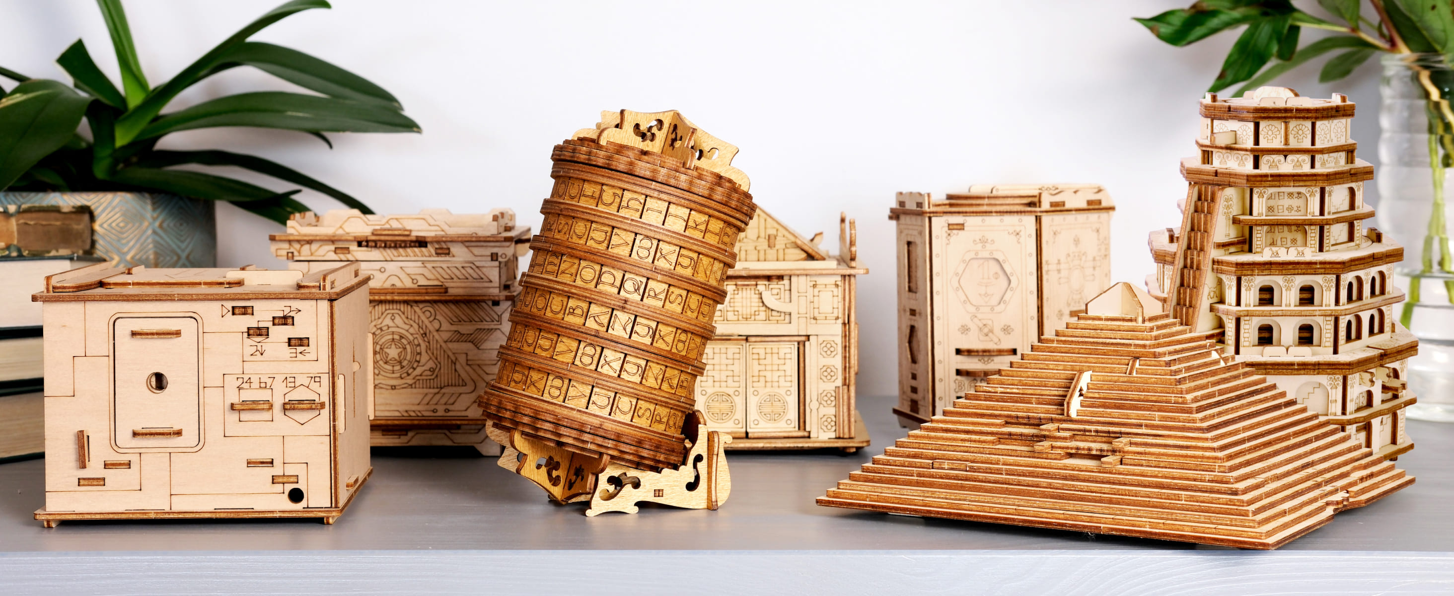 Amazon.com: ESC WELT Quest Tower Puzzle Box – 3D Wooden Escape