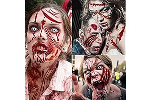 3D Fake Scars Tattoo Temporary Halloween Makeup Kit