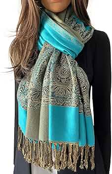 Sciarpa Da Donna Con Stampa Fenicottero Rosa E Foglie - Foto 7