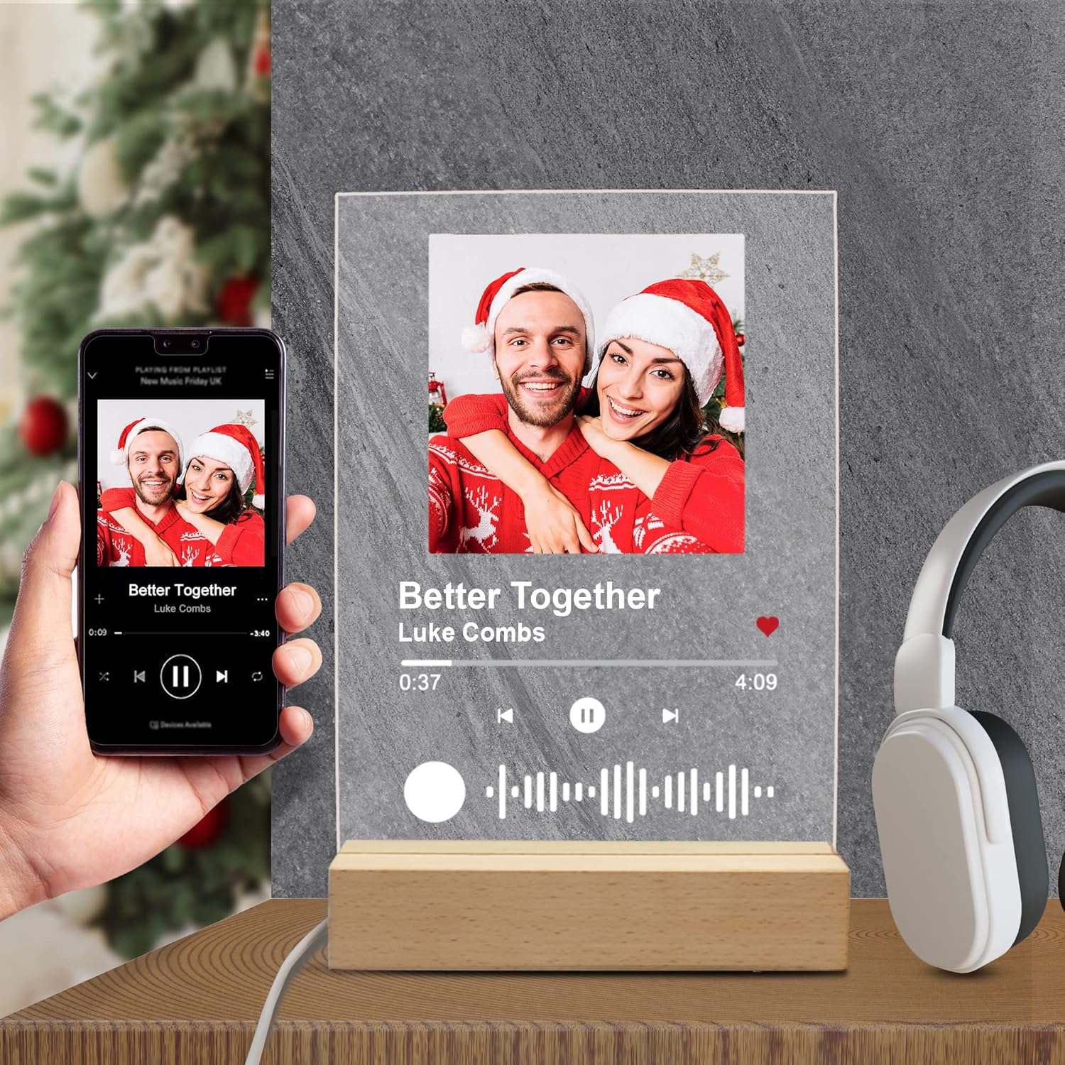 Personalized Acrylic Song with Photo Customized