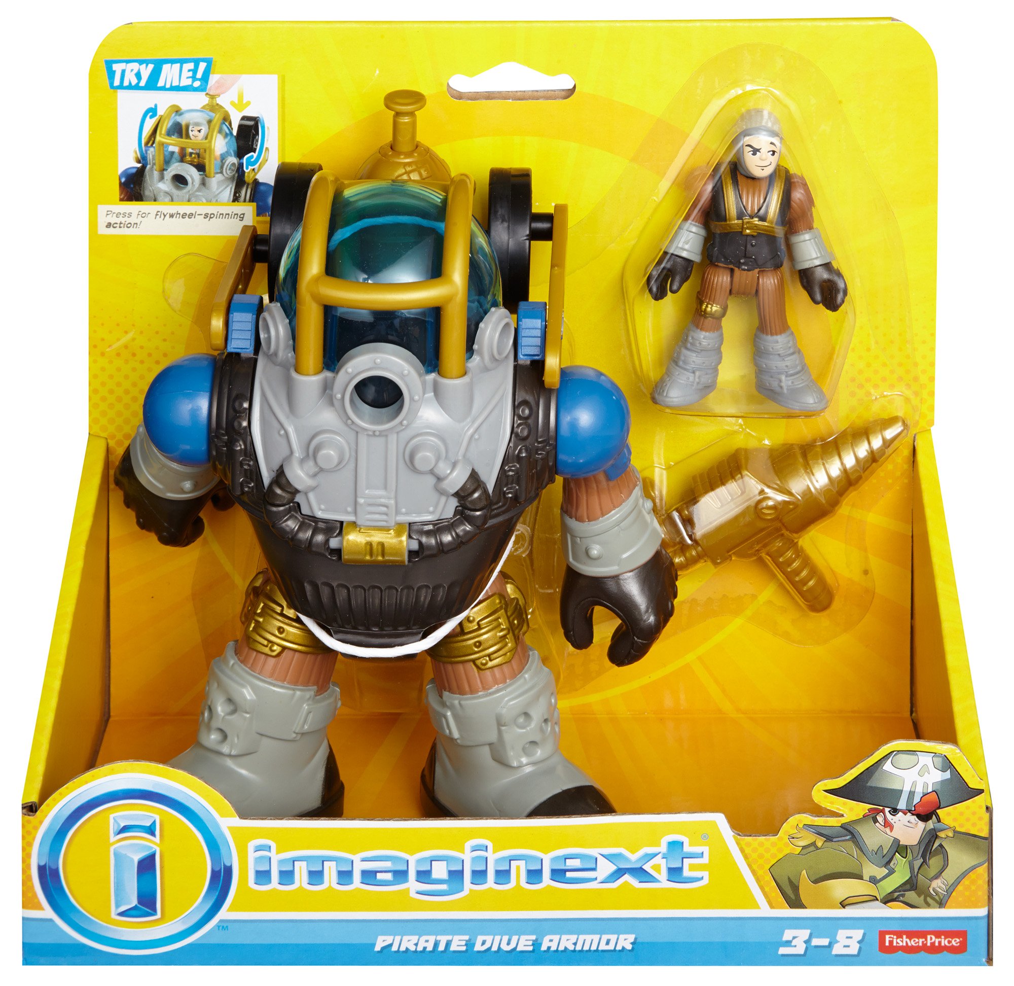 Fisher Price Imaginext Pirate Dive Armor | Desertcart INDIA