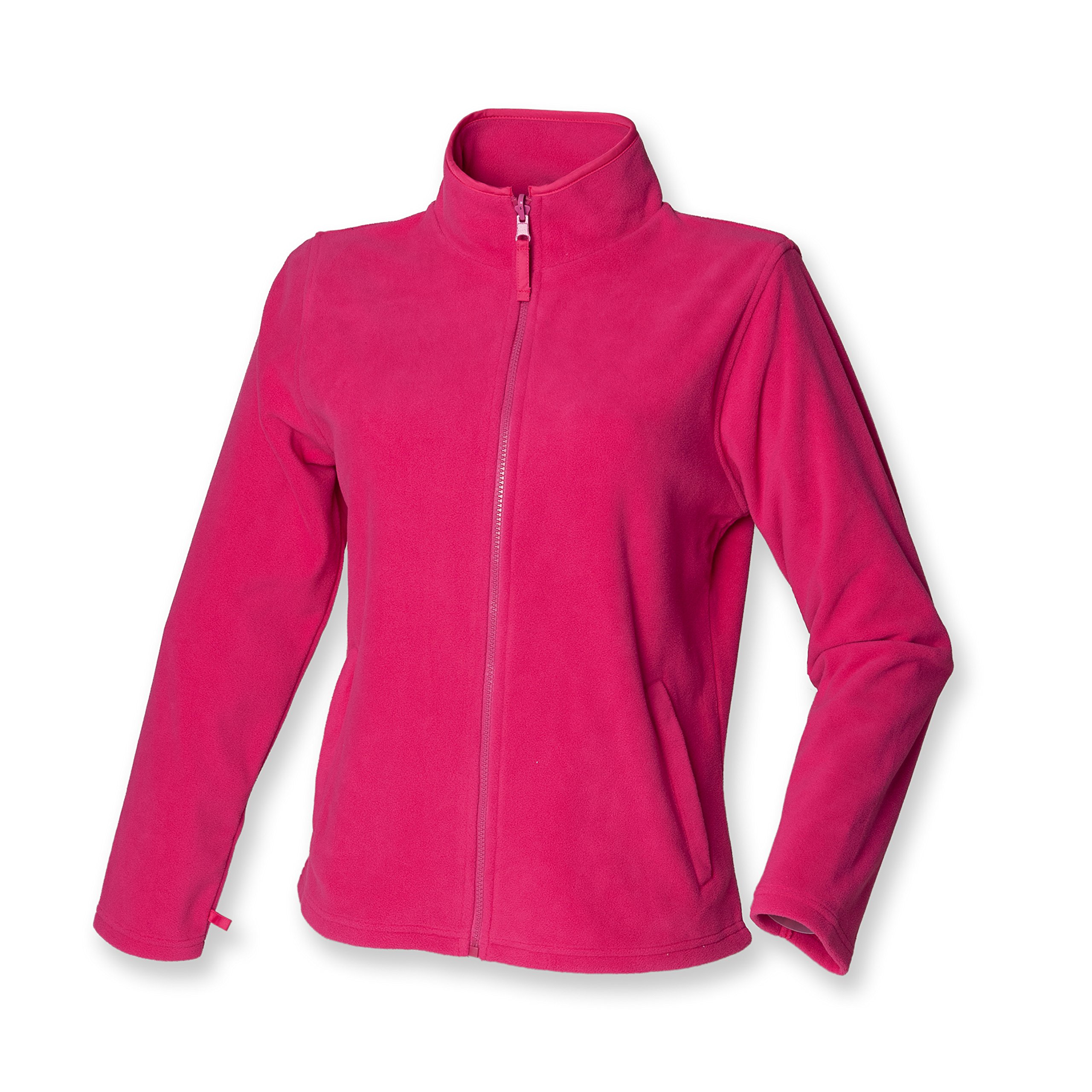 Henbury Women's Fuchsia Micro Fleece Jacket 18