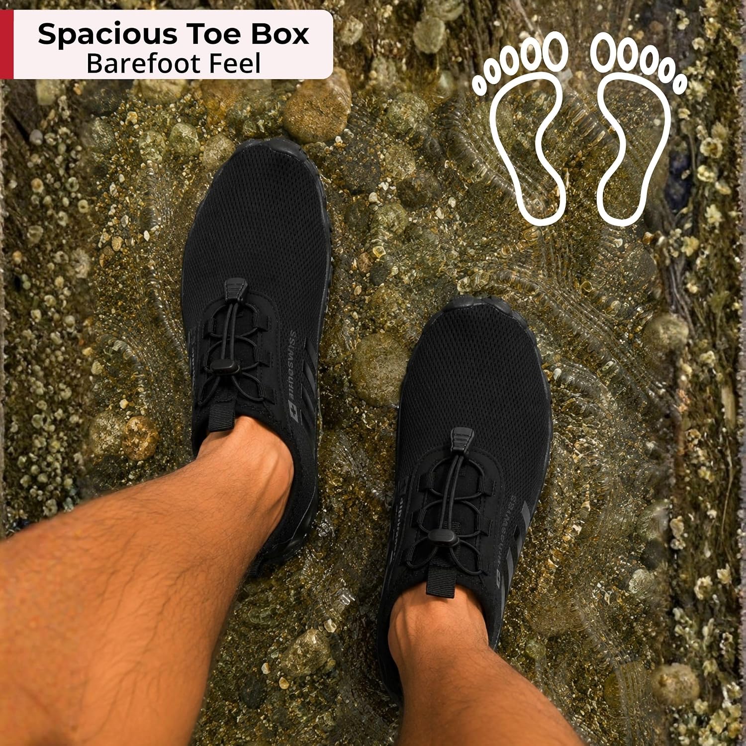 Alpine Swiss Odin Mens Quick Dry Water Shoes Barefoot Beach Swim Aqua Socks