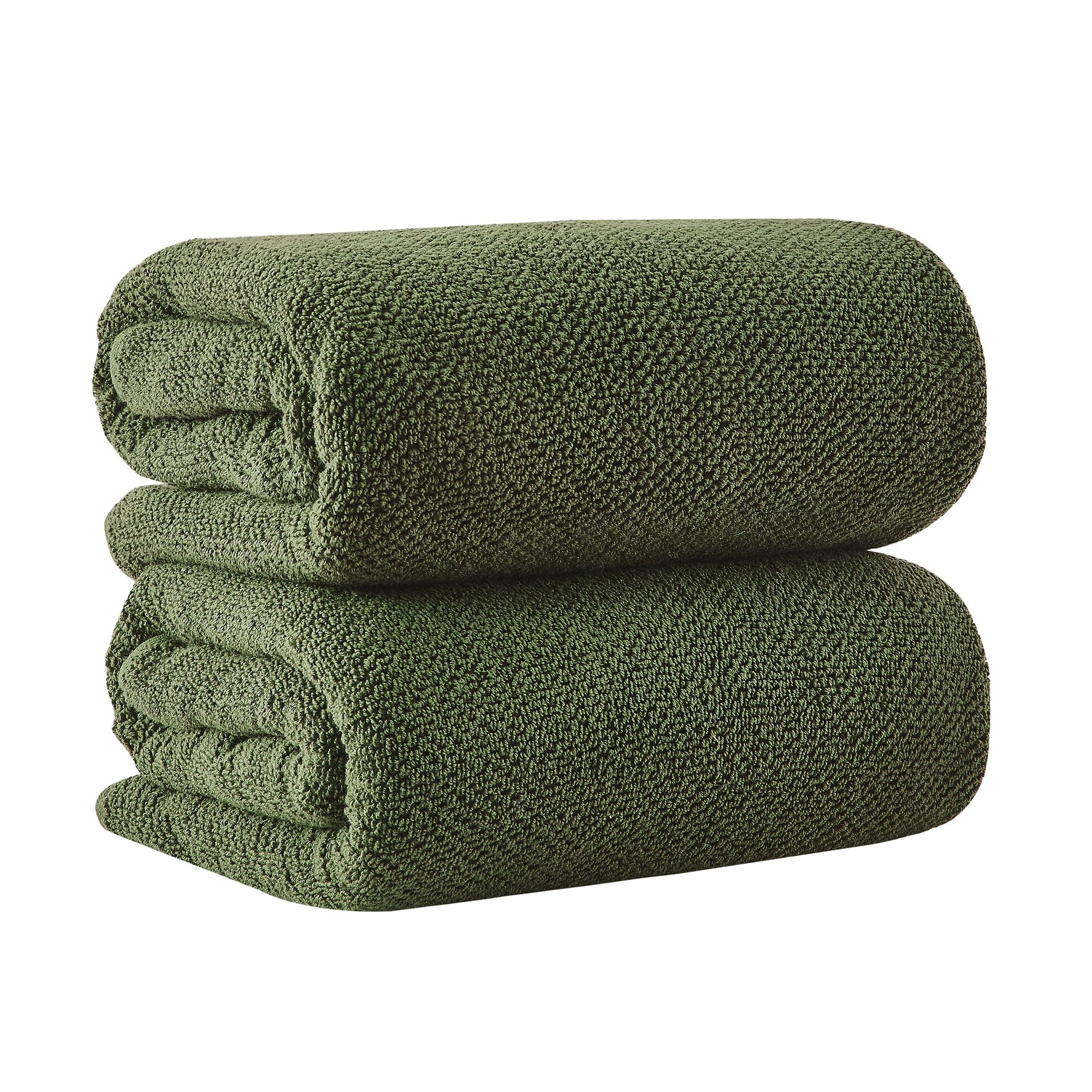 Great Bay Home 100% Cotton Oversized 2 Pack 68x35 Extra Large Towel Set - Absorbent, Quick-Drying, Durable Oversized Bath Sheets for Bathroom Décor (