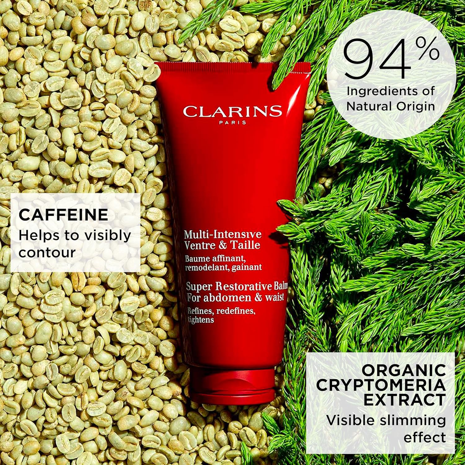 Clarins Super Restorative Abdomen & Waist | Anti-Aging Body Cream For Mature Skin Weakened By Hormonal Changes | Visibly Redefines for Slimming Effect | Firms, Tightens & Tones Skin | 6.8 Ounces - Image 3