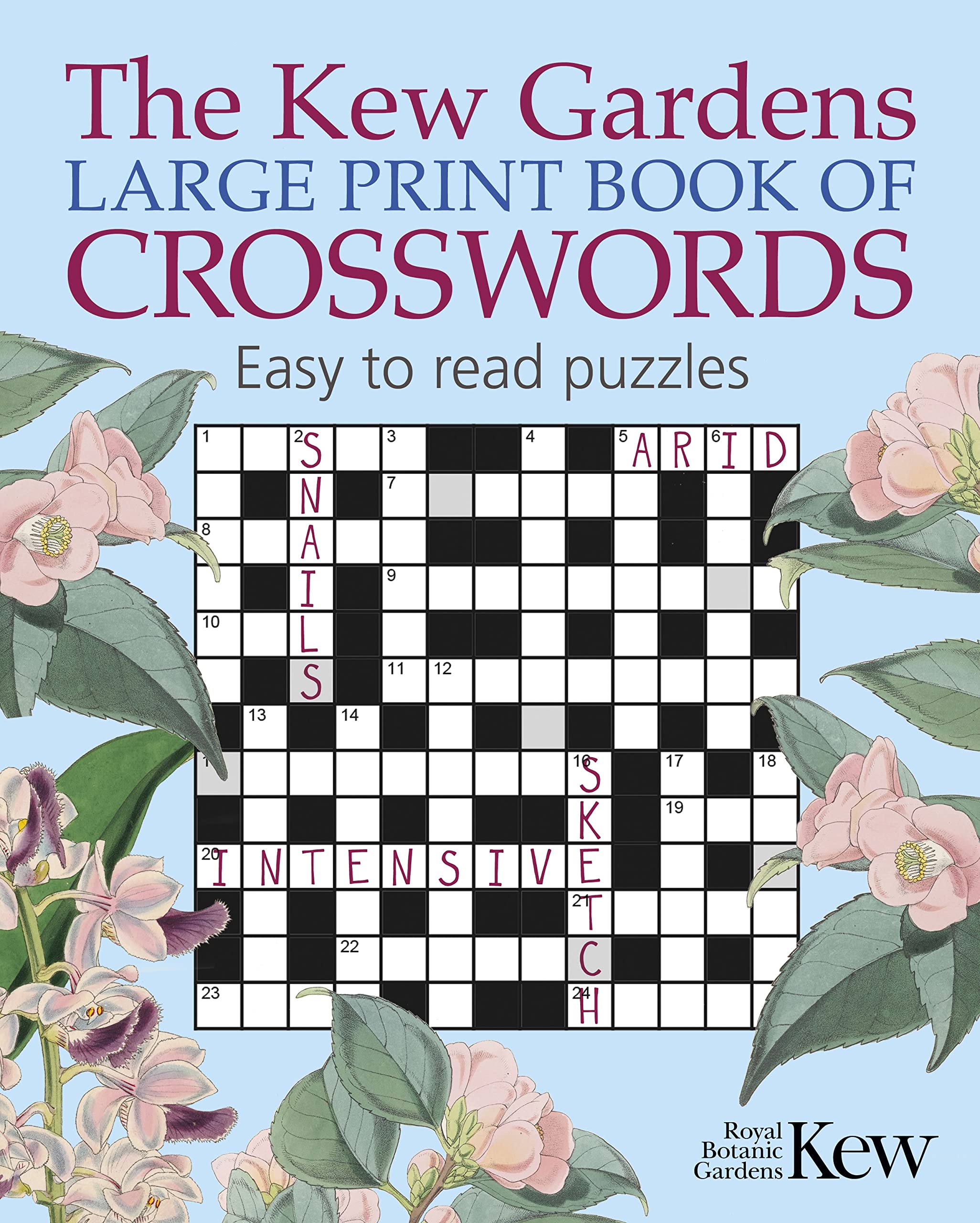 The Kew Gardens Large Print Book of Crosswords (Kew Gardens Arts & Activities)