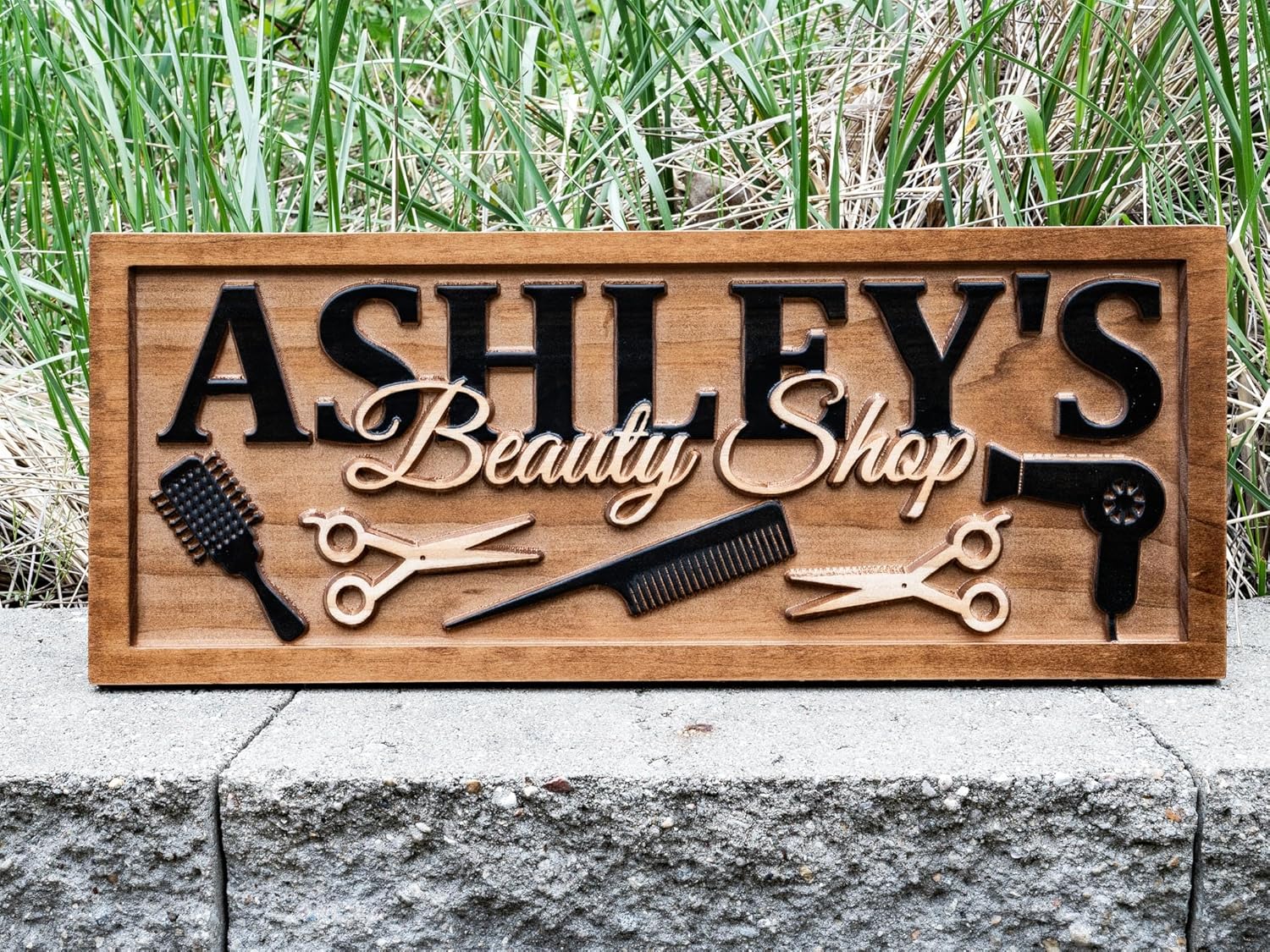 Personalized Beauty Salon Decor, Hairstylist Gifts, Hair Salon Decor, Hair Salon Signs Hair Stylist Name Sign Personalized Hair Stylist Gift