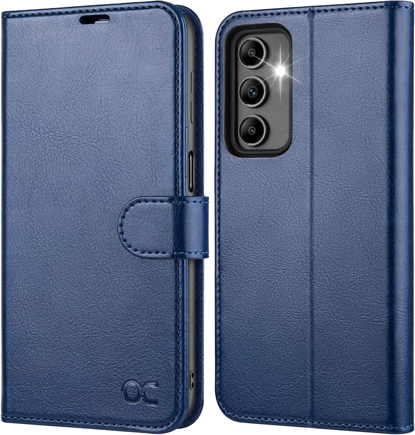 OCASE Compatible with Galaxy A14 5G Wallet Case with Credit Card Holder, PU Leather Flip Folio Book Case with RFID Blocking Kickstand Protective Cover Women Men for Galaxy A14 Phone case-Blue