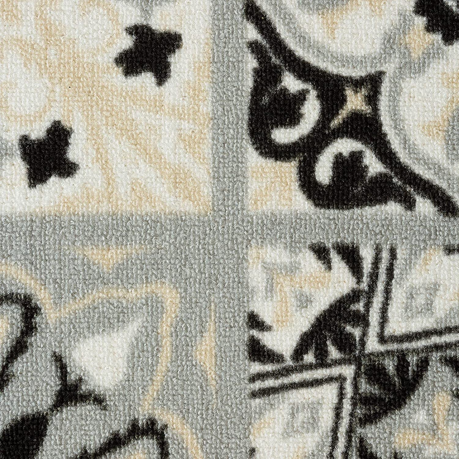 Floordirekt Teppichläufer Dublin | Feinschlingen Teppich mit Muster | Läufer für Küche, Flur & Wohnraum | Rutschhemmend & Antistatisch (80 x 250 cm)