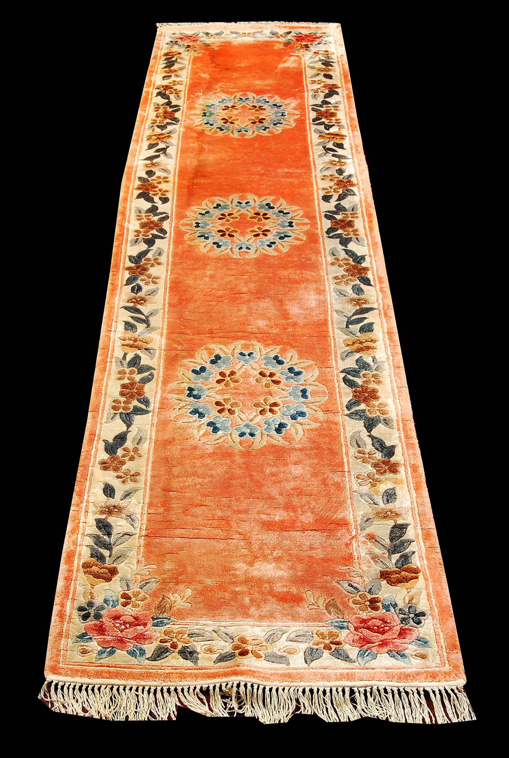 Galleriafarah1970 Tappeto Carpet Tapis Teppich Alfombra rug Pekin (Hand Made) 305x72 CM