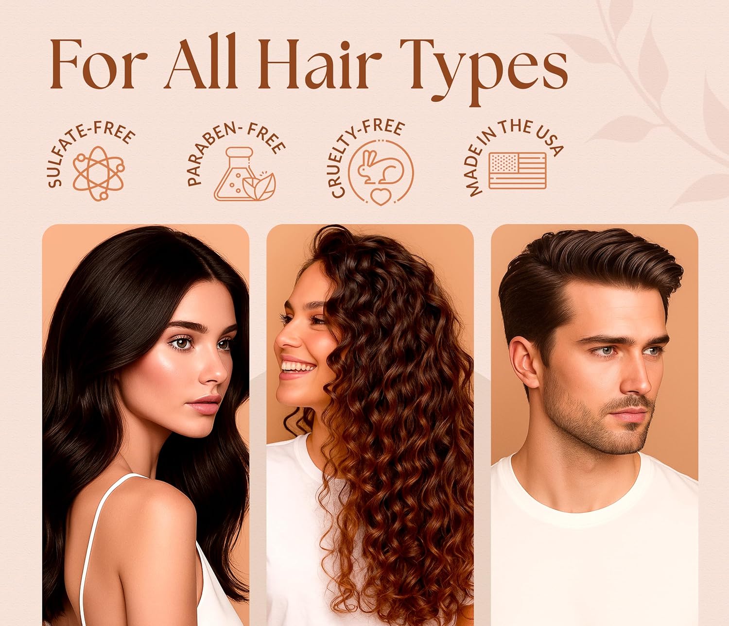 SOULSPA PURE Biotin Argan Oil Shampoo and Conditioner Set - Shea Butter Moisturizing Formula for Curly, Dry & Damaged Hair - Deep Hydration for Men & Women - Made in USA - 16 fl oz Each