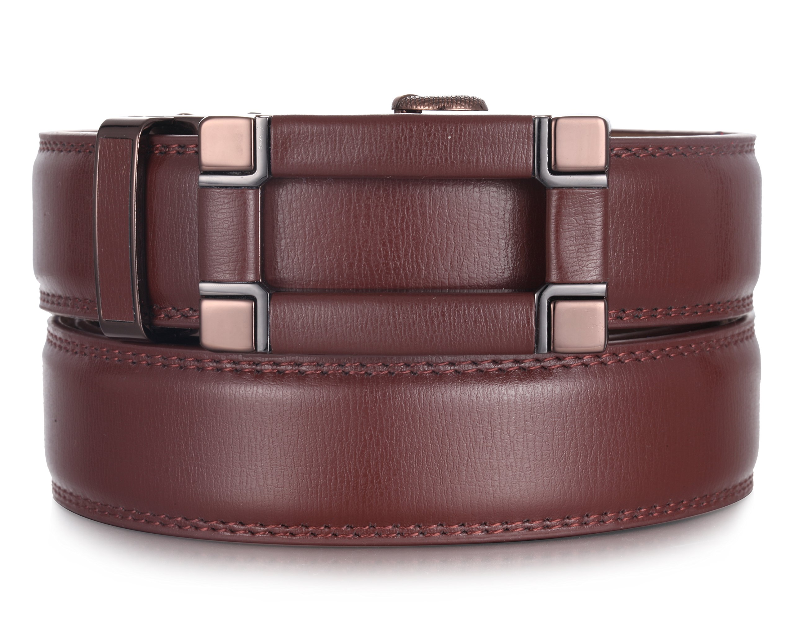 Marino Men S Genuine Leather Ratchet Dress Belt With Automatic | Desertcart  BAHRAIN