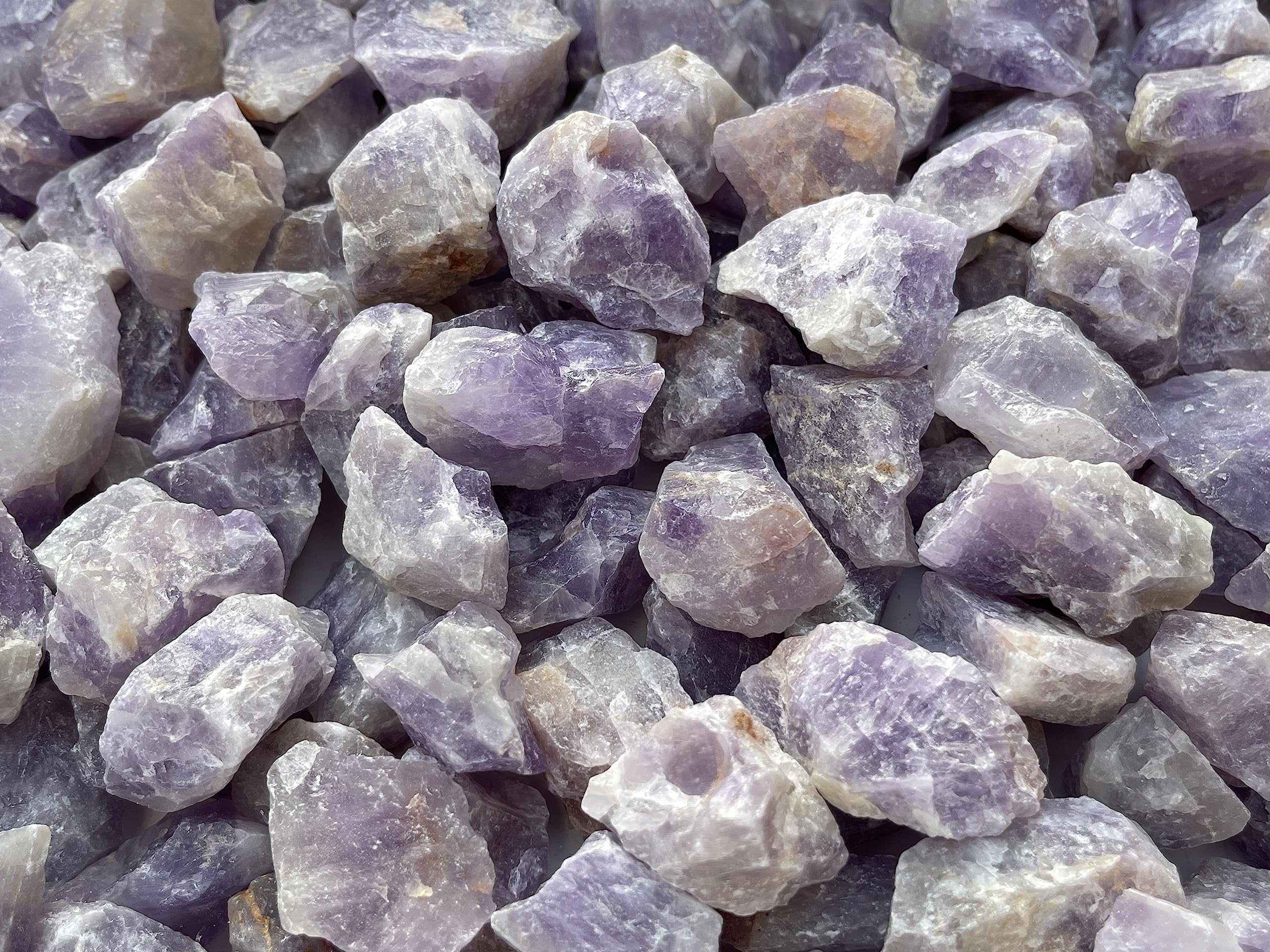 GAF TREASURES Wholesale Raw Amethyst Crystals, Natural Amethyst Stone, Natural Rough Amethyst Crystals, Amethyst Rough, Amethyst Healing Crystals (Amethyst, 0.25 Pound)