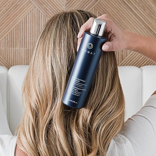 Miniatura 6 de MONAT Champú purificador de vinagre  Suave champú de vinagre de sidra de manzana de alto rendimiento y potente champú natural AHA que limpia