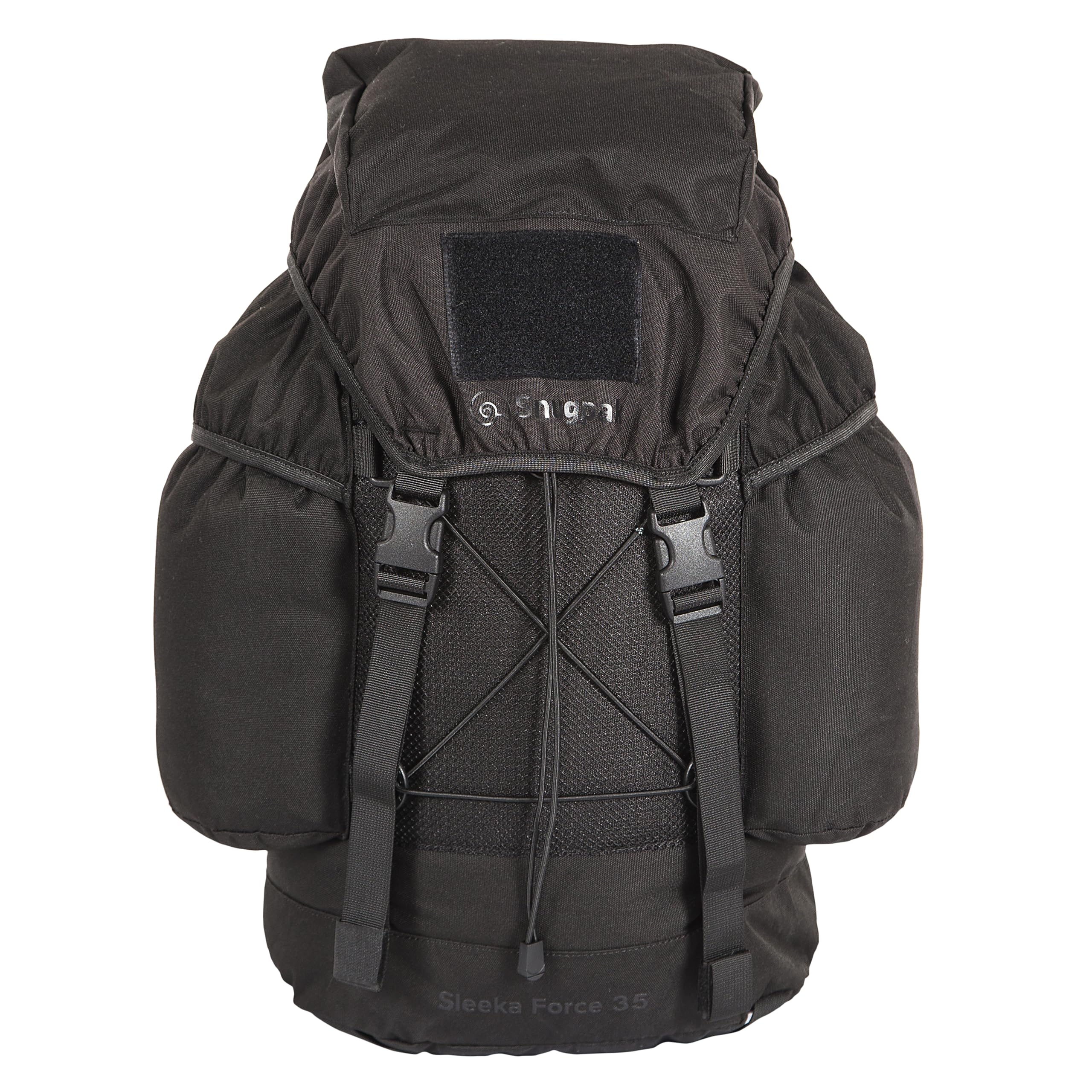 Sleeka Force WGTE 35L Daypack - Tactical Backpack with Padded Shoulder Straps, Adjustable Sternum Strap, 600D Nylon - For Hiking, Camping, Outdoor Adventures & Military - Black