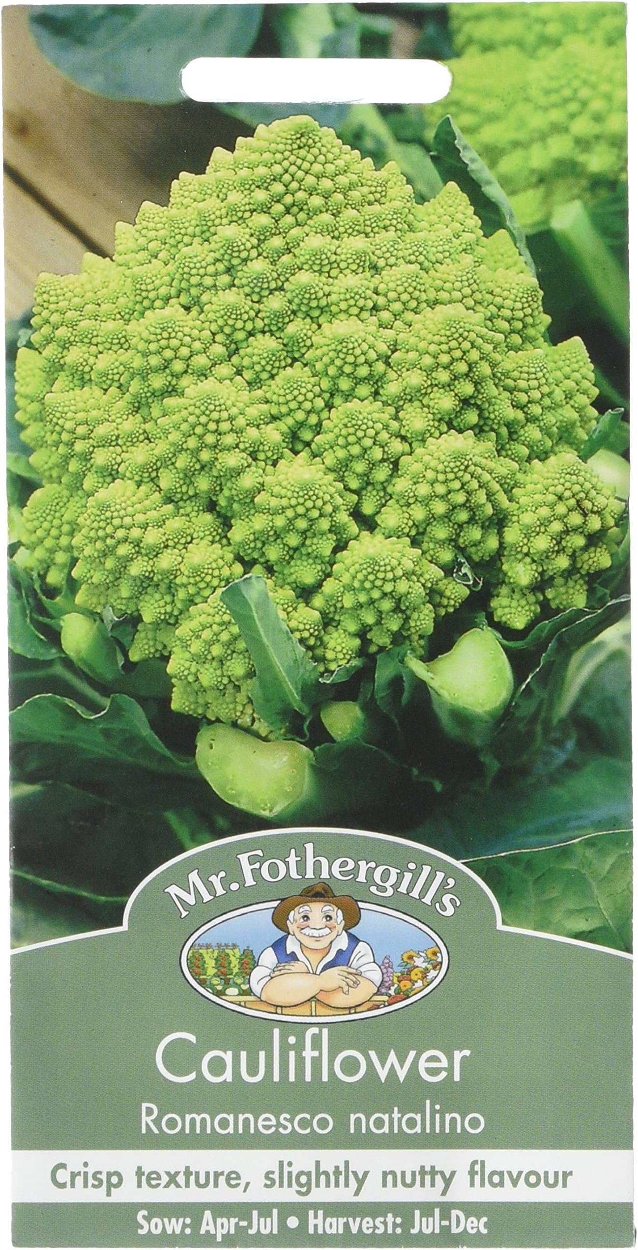 Mr Fothergill's 18800 Vegetable Seeds, Cauliflower Romanesco natalino