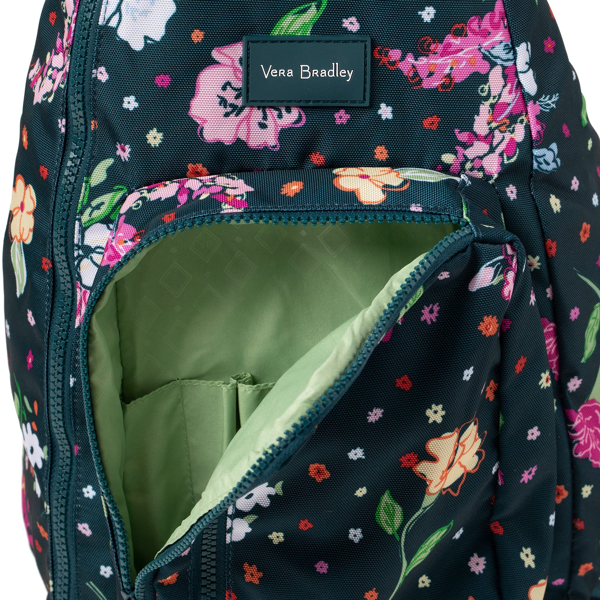 Vera Bradley ReActive Sling Backpack Hummingbird Blooms Lighten Up Polyester Vera Bradley Hummingbird Blooms Floral Crossbody ReActive  main image 2