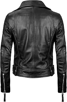 Edgy Moto Style Women's Real Leather Asymmetrical Jacket - Year Edgy Moto Style Women's Real Leather Asymmetrical Jacket - Year