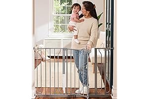 Regalo Easy Step Platinum - World's Widest Baby Gate with 49-Inch, 4-Inch...