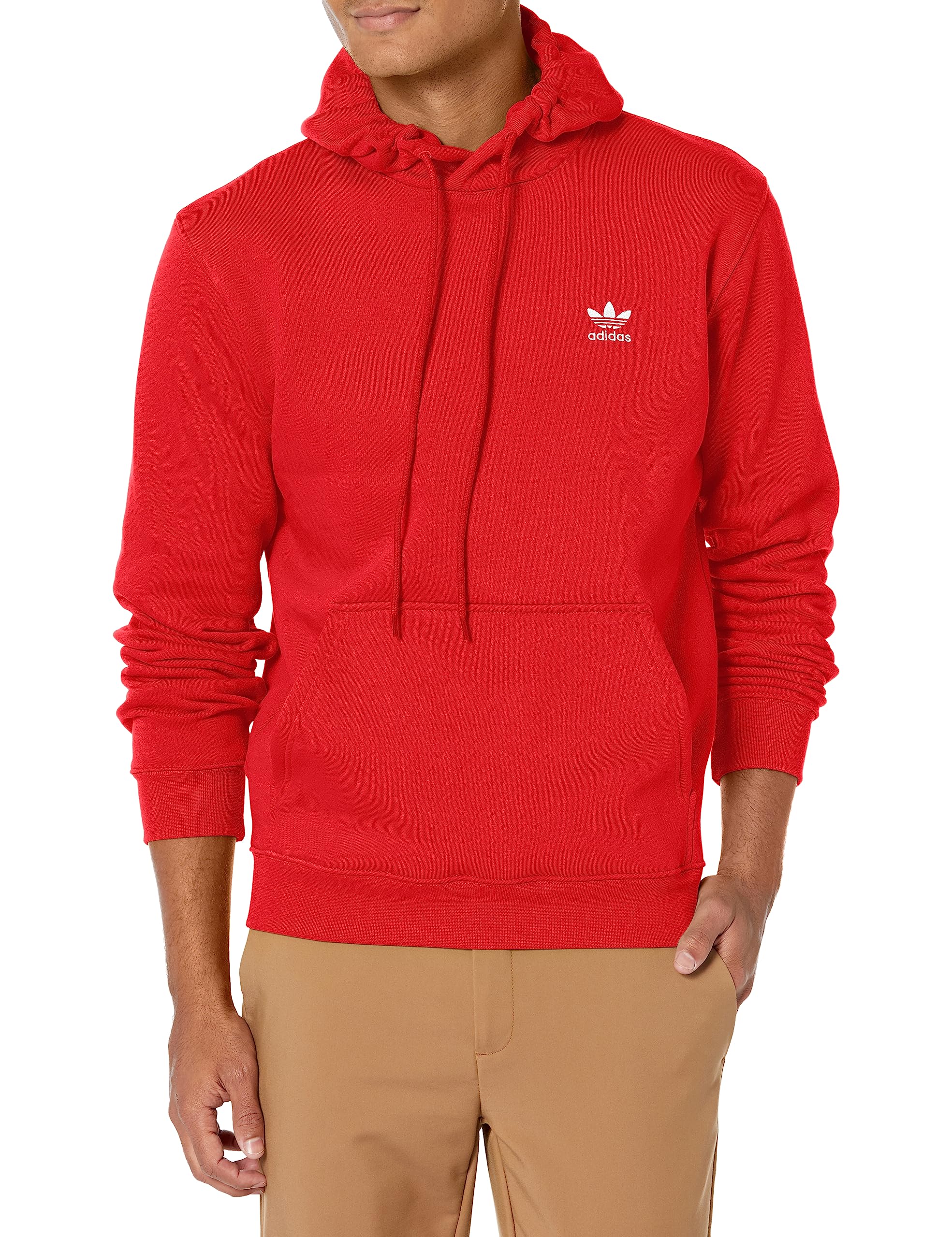 adidas Originals Men's Trefoil Warm-up Hoodie, Better Scarlet, M