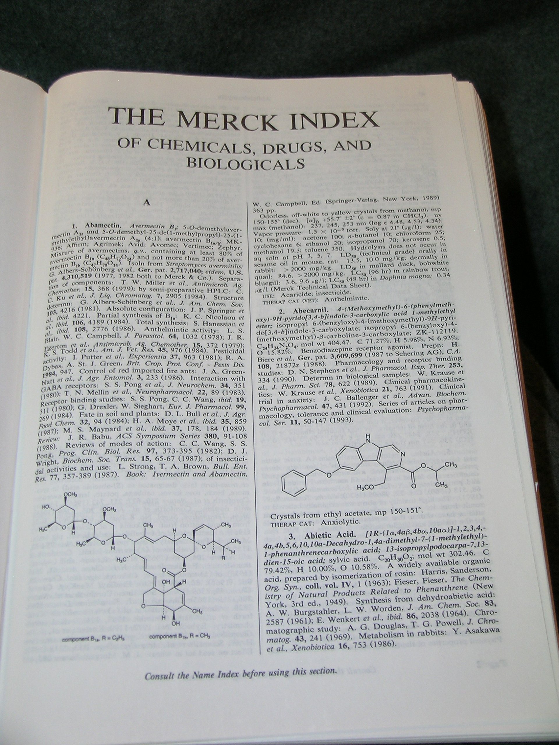 The Merck Index: An encyclopedia of chemicals, drugs, and biologicals