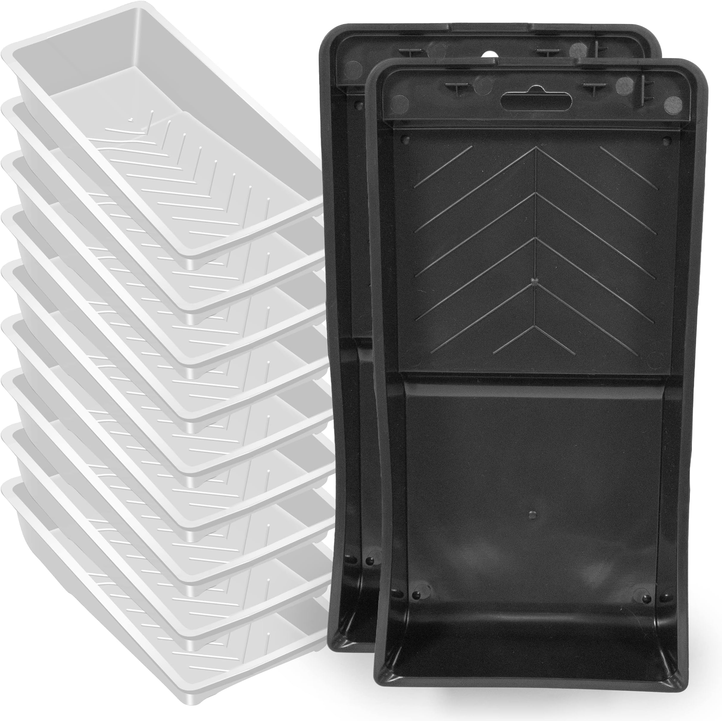 Stain Liners For Paint Trays 13-Pack 4" Paint Tray Liners With Gloves - Disposable Roller Trays For Small Projects Lowes Paint Tray Liners