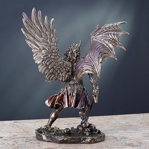 Miniatura 4 de Veronese Design Estatua de resina fundida en frío de 10 1/4 pulgadas con acabado de bronce antiguo