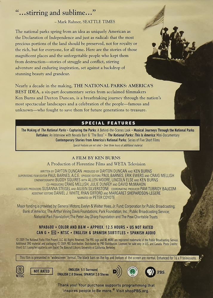 (未使用･未開封品)　Ken Burns: National Parks: America&#39;s Best Idea [DVD] [Import] og8985z Ken Burns: The National Parks - Americas Best Idea : Amazon