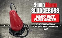 Vista 3 de Interruptor flotador resistente "SludgeBoss" para uso con aguas residuales, sólidos suspendidos y líquidos viscosos