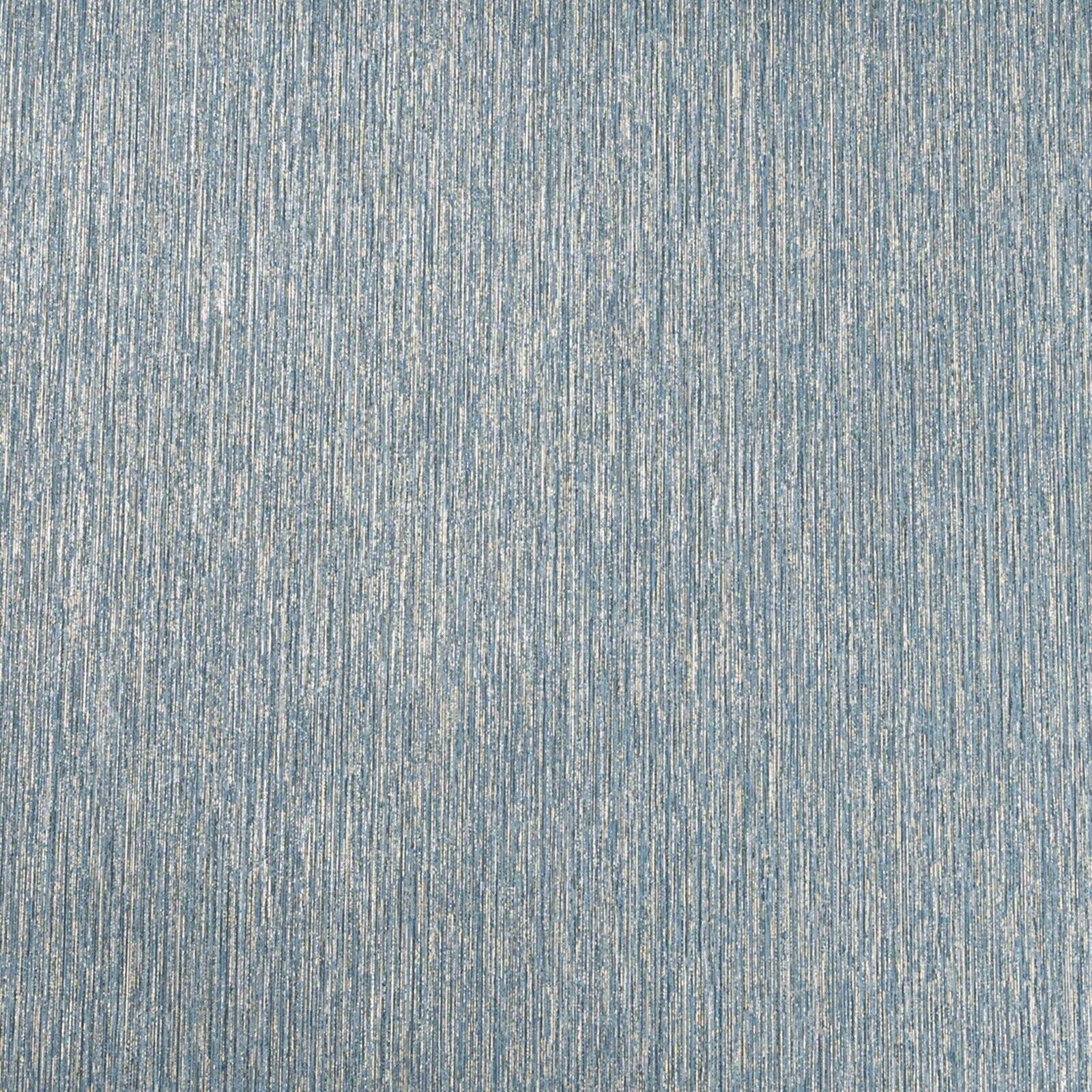 SOPHIE LAURENCE Linen Textured Designer Wallpaper - Non-Woven Vinyl - Heavy Duty Thick - Paste The Paper (Full Roll, Blue Gold) — image 1