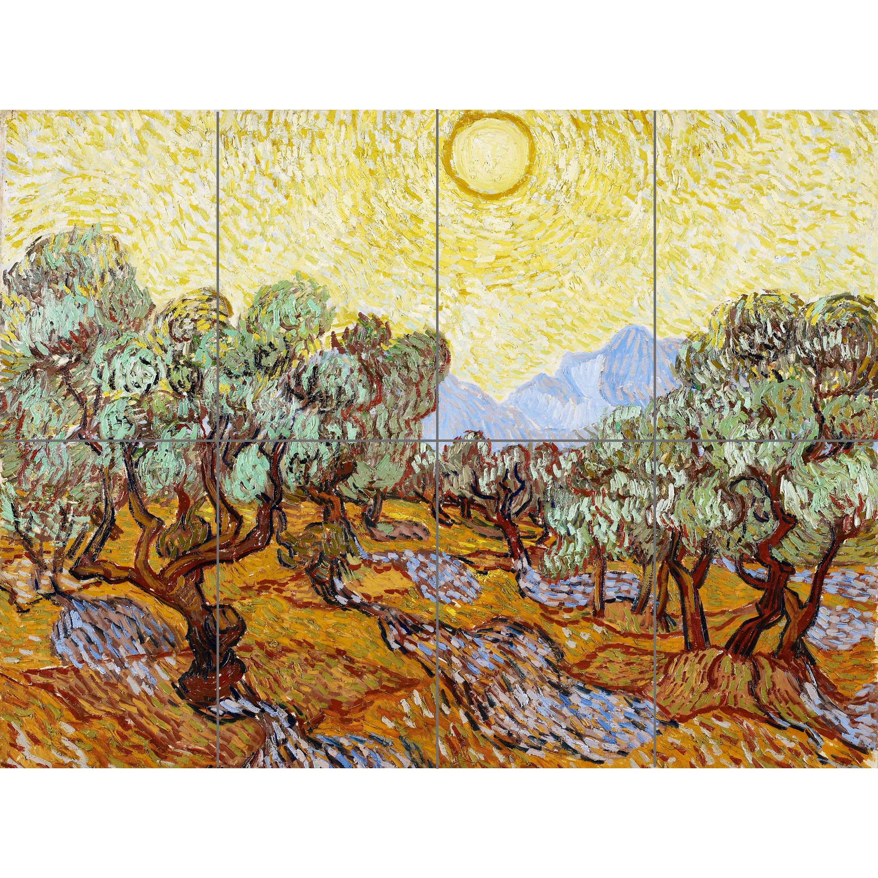 Amazon.com: Artery8 Vincent Van Gogh Olive Trees Minneapolis